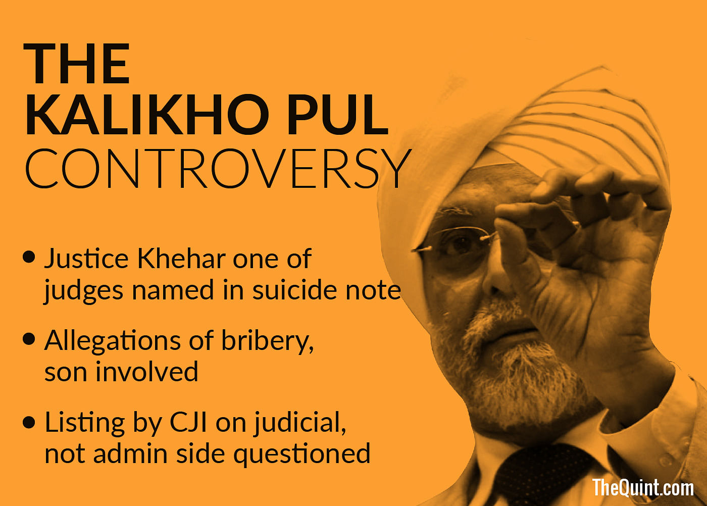 Ex-CJI Khehar’s Tenure Ends On A High, But Not Of His Own Making